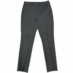 White House Black Market Green Slim Fit Dress Pants Size 6 Wide Leg Stretch